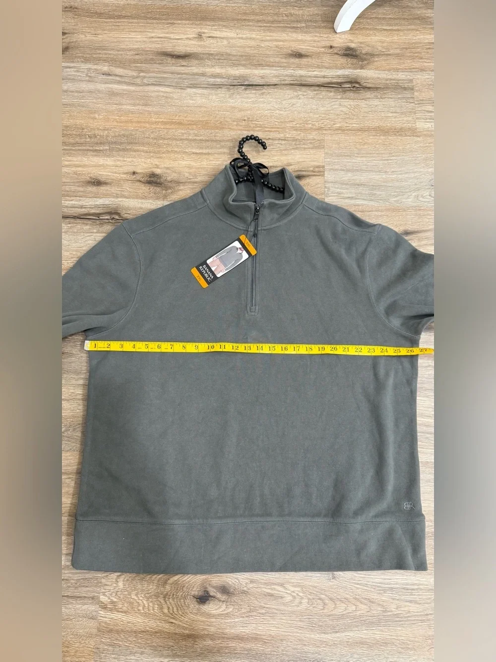 Banana Republic Men's 1/4 Zip Pullover Sweatshirt Size XXL NWT